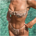 Color Block Bikini Set
