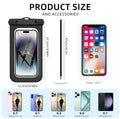 Waterproof Phone Pouch in use