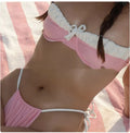 Color Block Bikini Set view 2